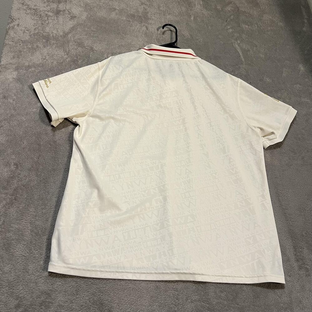 Liverpool FC Shirt Mens 2XL White Soccer Polo YNWA You'll Never Walk Alone Crest - Picture 7 of 8